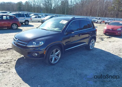 2016 Volkswagen Tiguan R-Line из США, поврежденный, VIN WVGAV7AX8GW073811